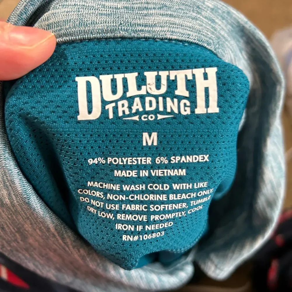 Men’s Duluth Trading Company Blue Polo Shirt